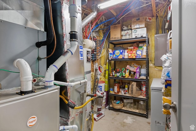 view of utility room