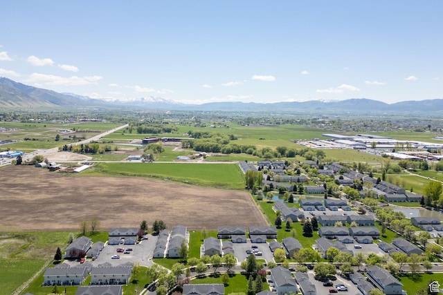 aerial view of mountains