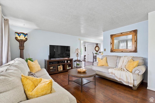 1471 W 1460 N, Provo, UT 84604 - living room with wood-type flooring and a textured ceiling