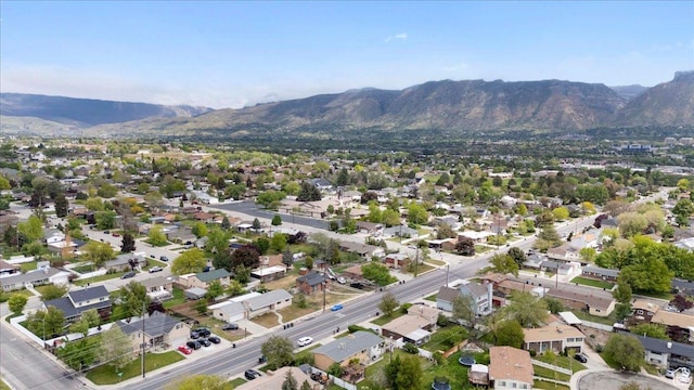1471 W 1460 N, Provo, UT 84604 - aerial view of property's location featuring mountains and nearby suburban area