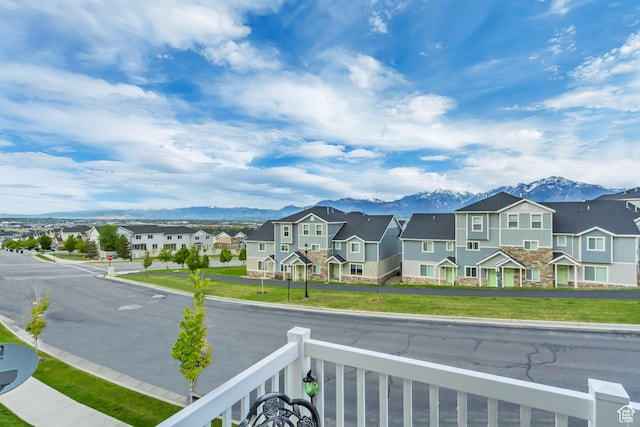 14397 S Hill Shadow Way Unit 87, Herriman, UT 84096 - balcony with a mountain view and a residential view