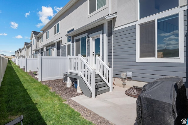 2005 N 4260 W, Lehi, UT 84043 - property entrance featuring a residential view and a patio area