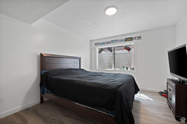 2005 N 4260 W, Lehi, UT 84043 - bedroom featuring wood finished floors, baseboards, and a textured ceiling