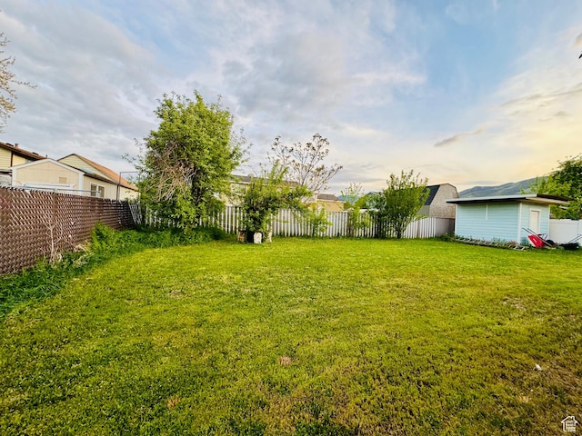 view of yard