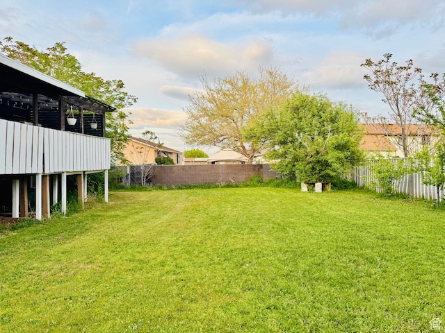 view of yard