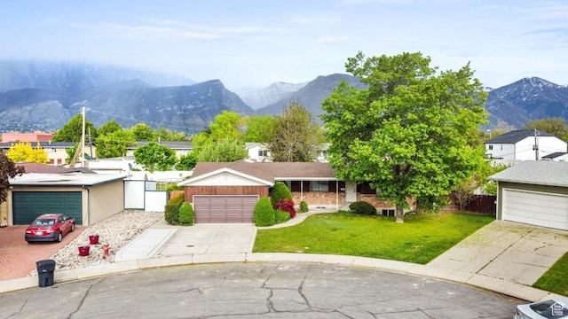 1731 S 145 E, Orem, UT 84058 - view of front of property with a mountain view and a garage