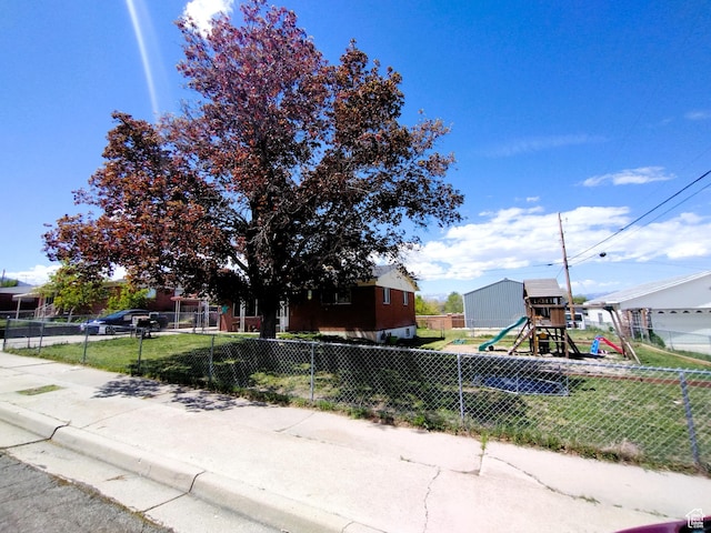 view of front of home