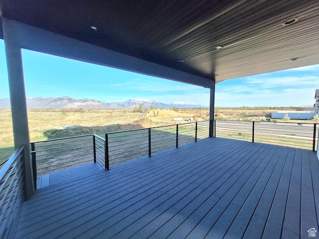 1734 N 4100 W, Plain City, UT 84404 - deck featuring a mountain view