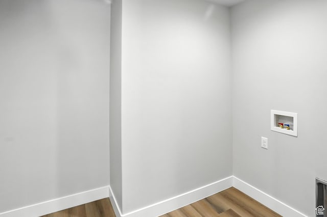 1734 N 4100 W, Plain City, UT 84404 - laundry room featuring washer hookup and dark wood-type flooring