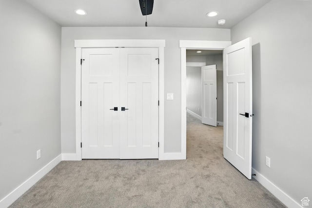 1734 N 4100 W, Plain City, UT 84404 - unfurnished bedroom with carpet, recessed lighting, and a closet