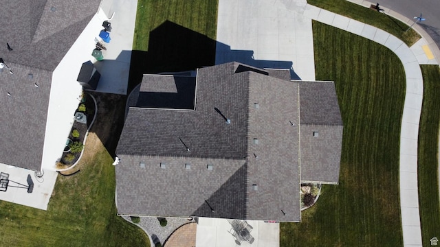 view from above of property