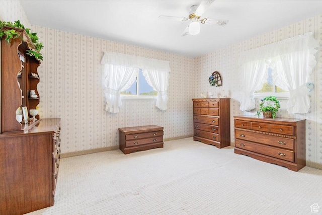 377 N 300 E, Nephi, UT 84648 - bedroom with carpet flooring and ceiling fan