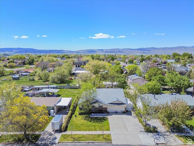 377 N 300 E, Nephi, UT 84648 - aerial perspective of suburban area featuring mountains