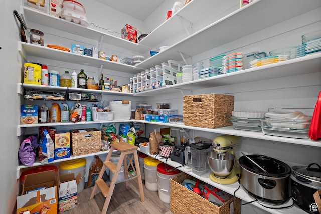 view of pantry