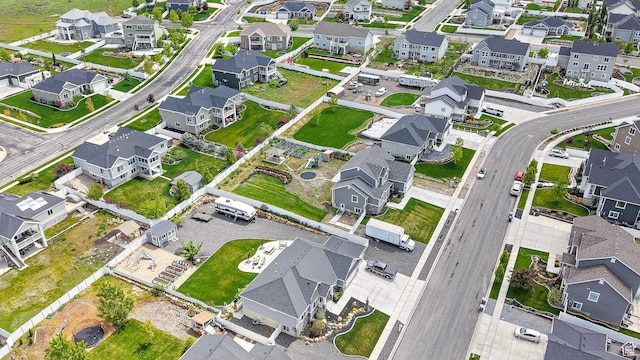 aerial view of property's location with nearby suburban area