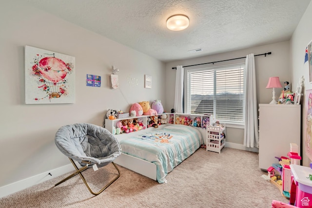 5402 N Meadow Lark Ln, Lehi, UT 84043 - carpeted bedroom with a textured ceiling and baseboards