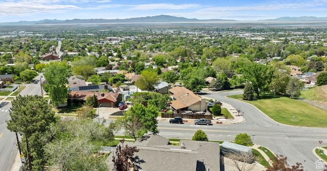1761 S Davis Blvd E, Bountiful, UT 84010 - aerial perspective of suburban area featuring mountains