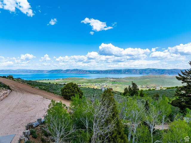 3431 S Panorama Dr, Garden City, UT 84028 - water view featuring mountains