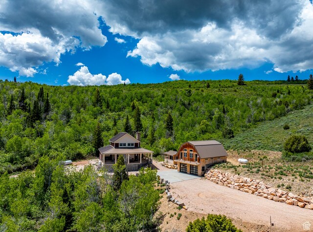 3431 S Panorama Dr, Garden City, UT 84028 - view of subject property with a heavily wooded area
