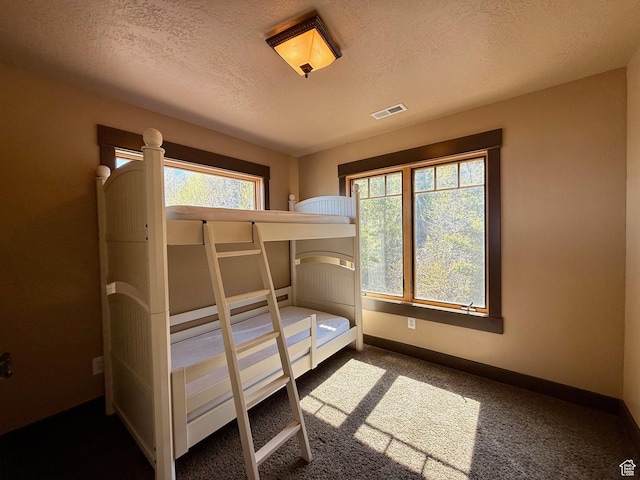 3431 S Panorama Dr, Garden City, UT 84028 - unfurnished bedroom featuring a textured ceiling, baseboards, and carpet
