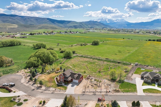 1920 S Wall St, Heber City, UT 84032 - view of property location with rural landscape, a mountain backdrop, and a pastoral area