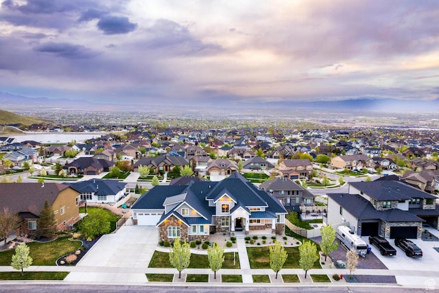 5314 W Rolling Brook Dr, Herriman, UT 84096 - aerial perspective of suburban area
