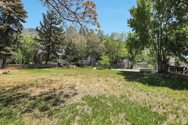 view of yard
