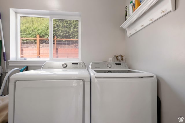 14038 S New Saddle Rd, Draper, UT 84020 - laundry area with separate washer and dryer
