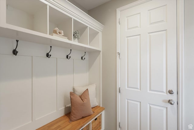 view of mudroom