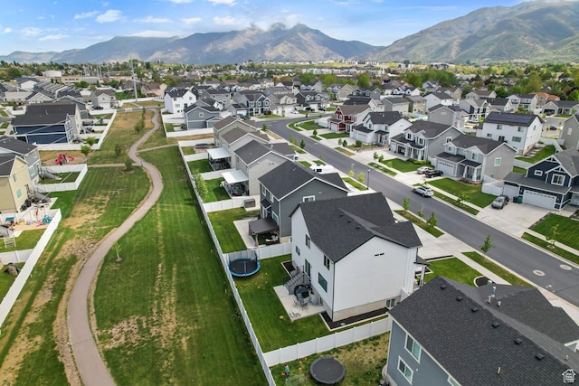 2607 N Mclaws Ave, Layton, UT 84040 - aerial view of residential area with a mountain backdrop