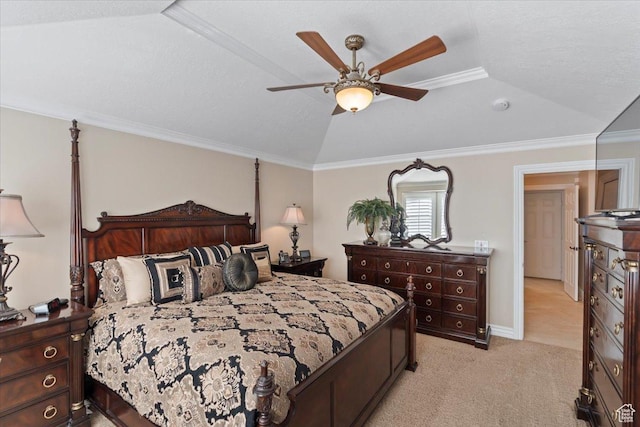 10543 S 2330 W, South Jordan, UT 84095 - bedroom featuring light colored carpet, ornamental molding, and ceiling fan