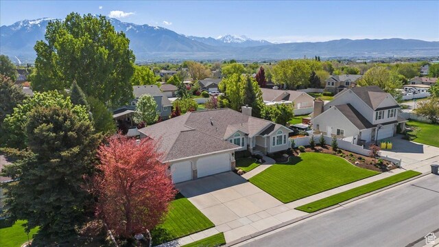 10543 S 2330 W, South Jordan, UT 84095 - aerial perspective of suburban area with a mountainous background