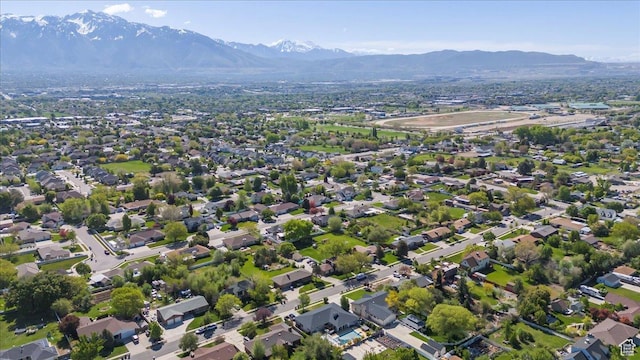10543 S 2330 W, South Jordan, UT 84095 - aerial view of property's location with a mountain backdrop