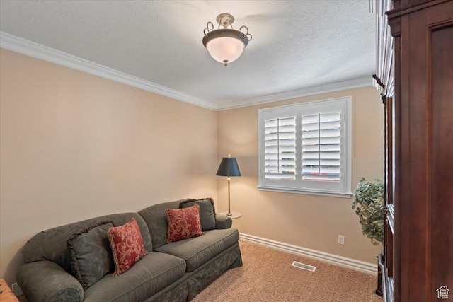 10543 S 2330 W, South Jordan, UT 84095 - carpeted living room with ornamental molding and baseboards