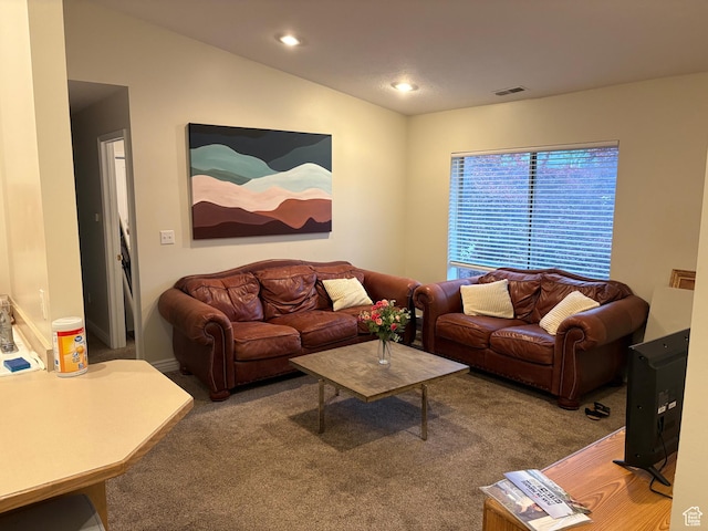 1559 N Riverside Ave Unit 9, Provo, UT 84604 - living area featuring recessed lighting and carpet flooring
