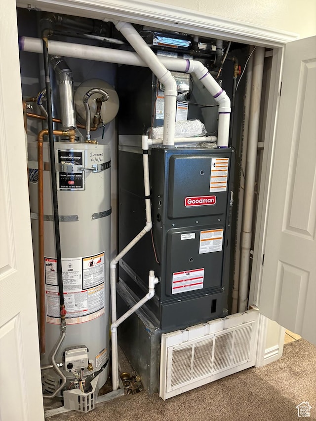 1559 N Riverside Ave Unit 9, Provo, UT 84604 - utility room featuring gas water heater