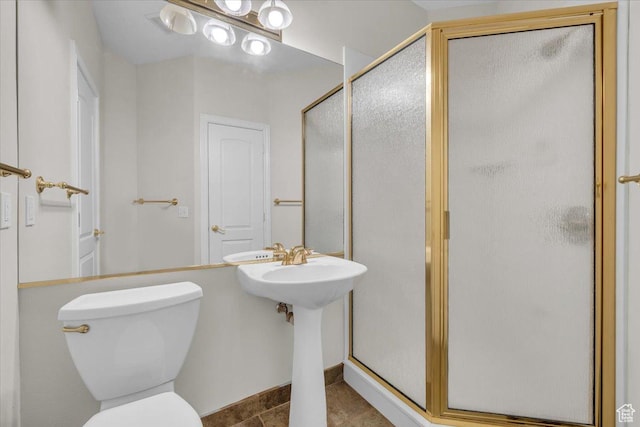1659 S Cobblestone Ln, St George, UT 84790 - full bathroom with a stall shower and toilet