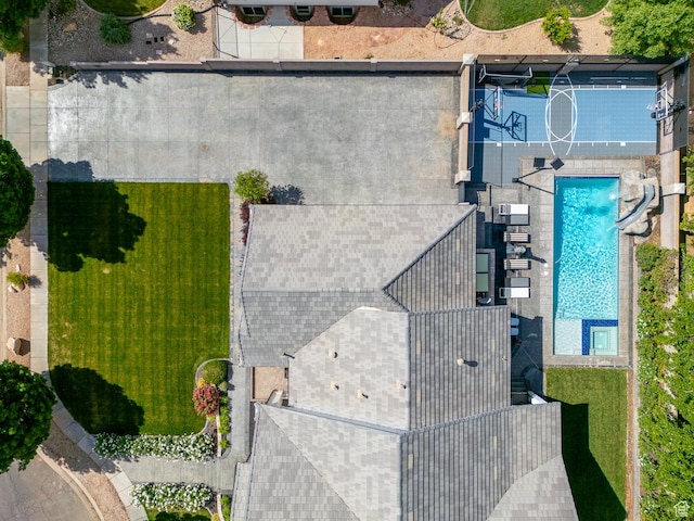 684 S 990 W, Hurricane, UT 84737 - bird's eye view of a pool