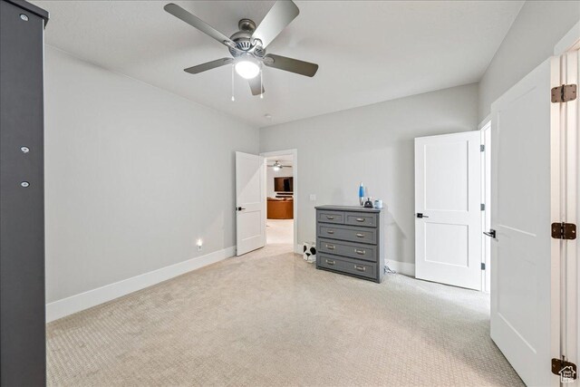 684 S 990 W, Hurricane, UT 84737 - carpeted bedroom with baseboards and ceiling fan