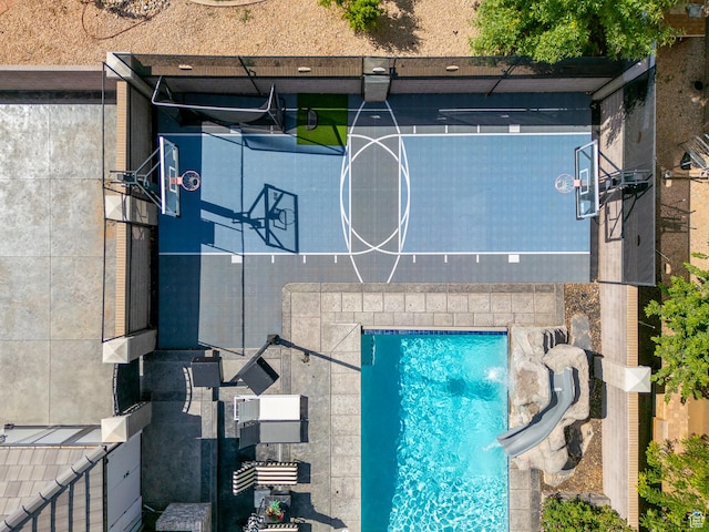 684 S 990 W, Hurricane, UT 84737 - bird's eye view of a pool