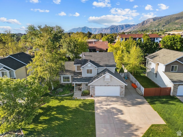 1298 E 5875 S, Ogden, UT 84405 - aerial view of residential area with a mountain backdrop
