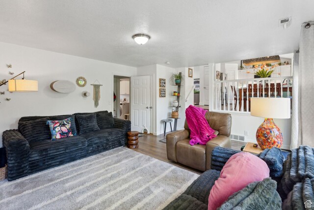 1298 E 5875 S, Ogden, UT 84405 - living room with wood finished floors