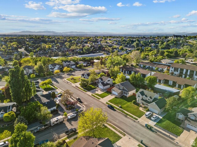 1298 E 5875 S, Ogden, UT 84405 - aerial view of residential area featuring a mountainous background