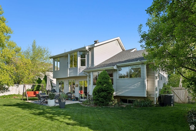 1298 E 5875 S, Ogden, UT 84405 - rear view of house featuring a patio area and cooling unit