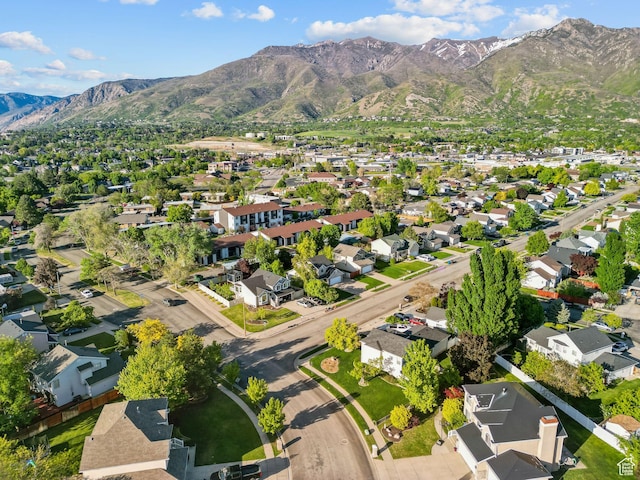 1298 E 5875 S, Ogden, UT 84405 - aerial overview of property's location featuring a mountainous background and nearby suburban area