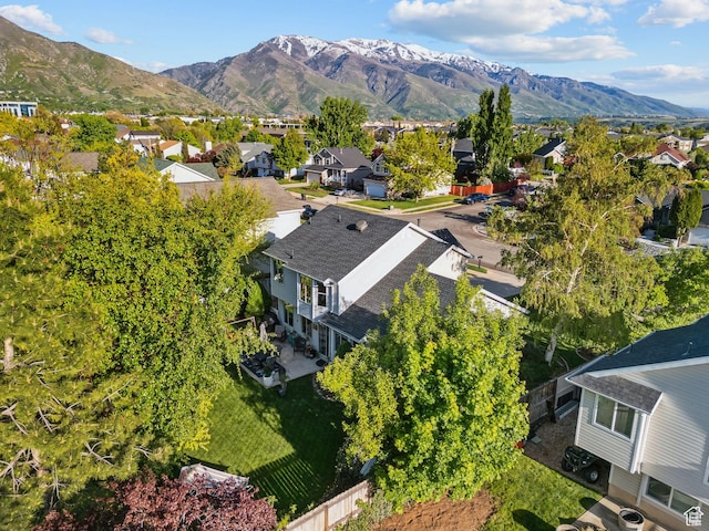1298 E 5875 S, Ogden, UT 84405 - aerial perspective of suburban area featuring a mountain backdrop