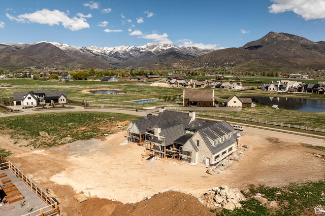 802 E Stone Barn Ln, Midway, UT 84049 - mountain view featuring a nearby body of water