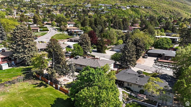 aerial view of property's location with nearby suburban area