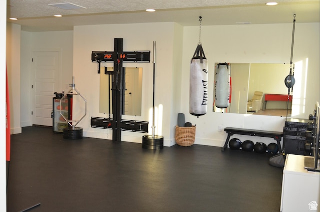 4901 N Eagle Nest Ln, Lehi, UT 84043 - garage featuring french doors, baseboards, and recessed lighting