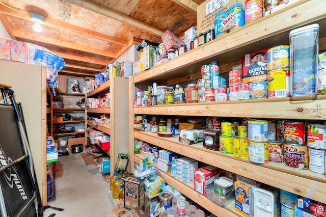 view of pantry